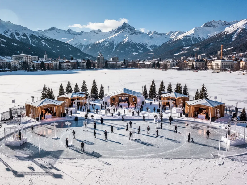 St. Moritz verwandelt gefrorenen See in Luxus-Bühne - Foto: über boerse-global.de