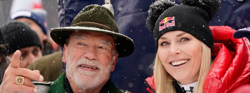Arnold Schwarzenegger und Lindsey Vonn sind befreundet. (Archivbild) - Foto: Giovanni Auletta/AP/dpa