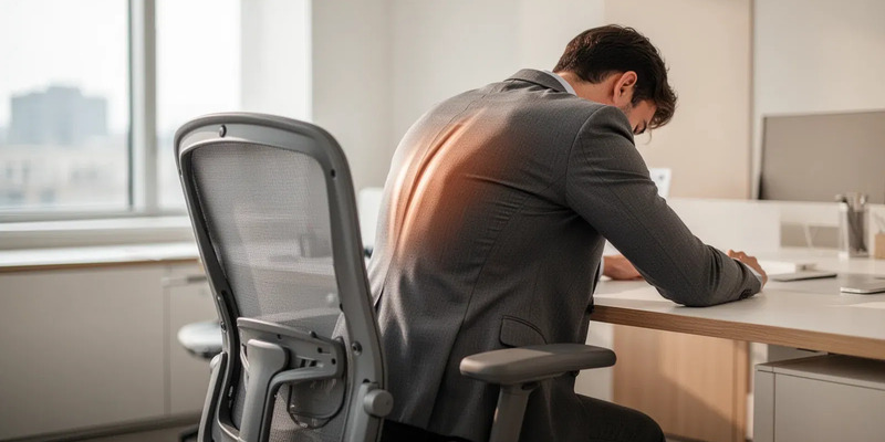 C-Bogen-Übung bekämpft den Büro-Rücken - Foto: über boerse-global.de