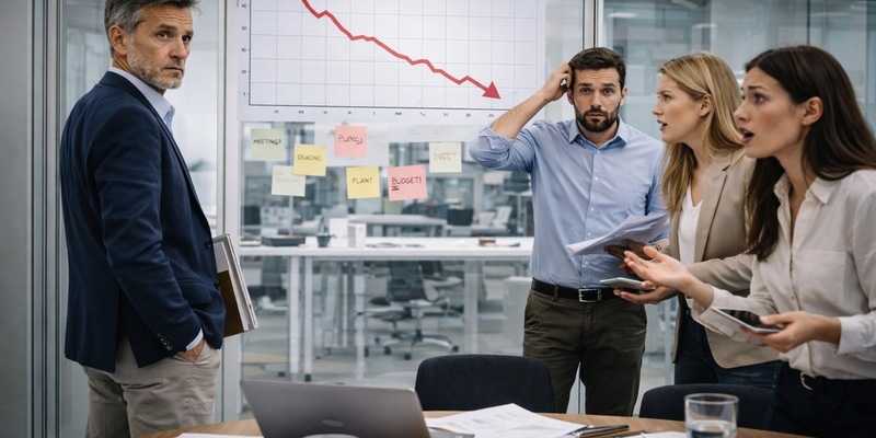 Nicht die Mitarbeiter machen die Wirtschaft krank / Die Trendstudie Mittelstand zeigt: 70 Prozent der Führung verpuffen aufgrund von Entscheidungslosigkeit und die Mitarbeiter zahlen den Preis - Foto: presseportal.de