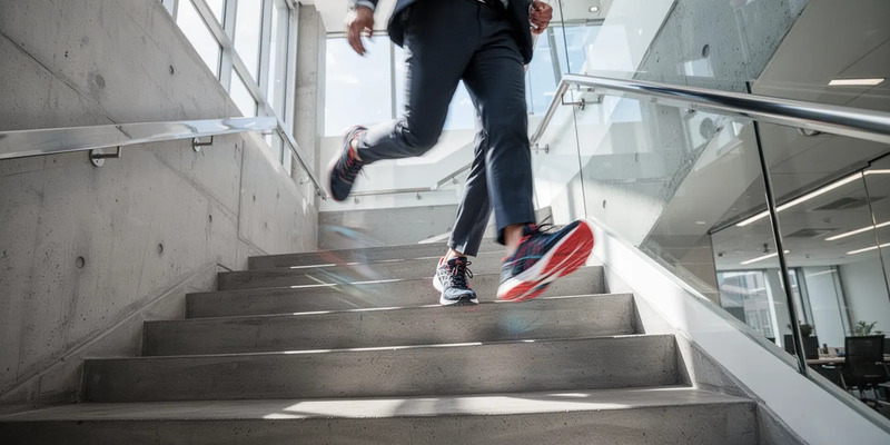 Treppensteigen wird zum Fitness-Trend 2026 - Foto: über boerse-global.de