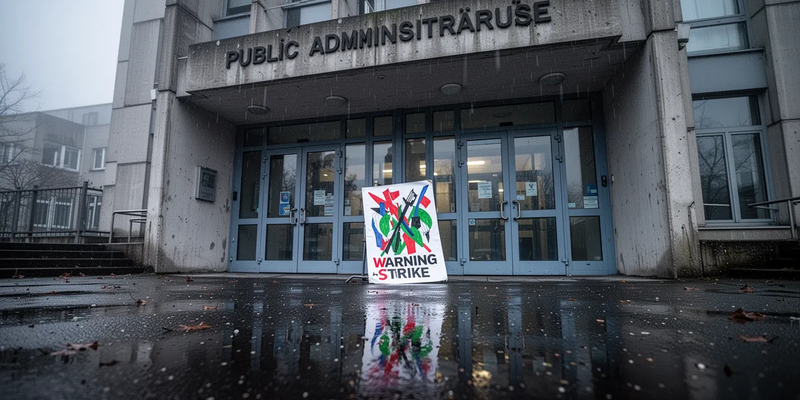 Warnstreiks legen öffentlichen Dienst in mehreren Bundesländern lahm - Foto: über boerse-global.de