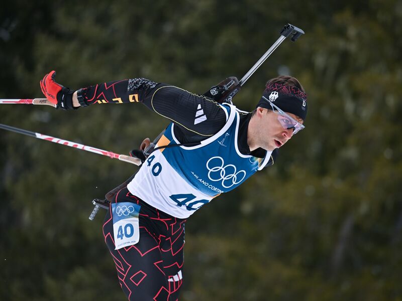 Philipp Nawrath überzeugte im ersten Einzelrennen. - Foto: Hendrik Schmidt/dpa