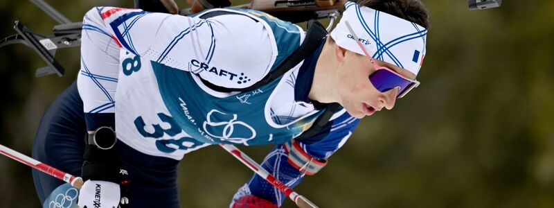 Zweites Rennen, zweite Medaille: Eric Perrot. - Foto: Hendrik Schmidt/dpa