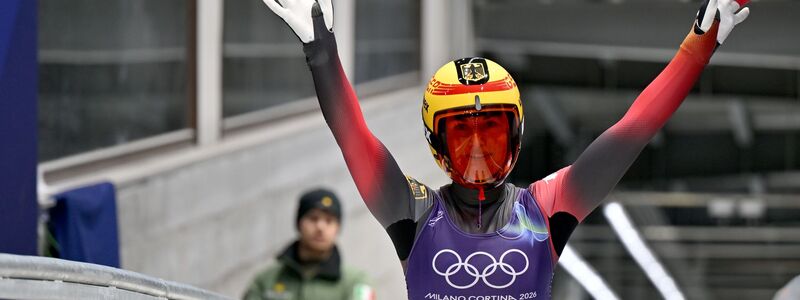 Julia Taubitz sicherte sich erstmals Olympia-Gold. - Foto: Robert Michael/dpa