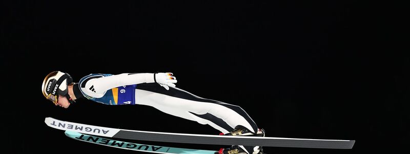 Philipp Raimund konnte nicht an seine Top-Leistung vom Einzel-Wettbewerb anknüpfen. - Foto: Daniel Karmann/dpa