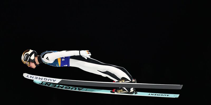 Philipp Raimund konnte nicht an seine Top-Leistung vom Einzel-Wettbewerb anknüpfen. - Foto: Daniel Karmann/dpa