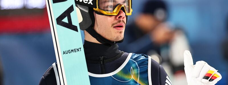 Philipp Raimund konnte nicht an seine Leistung aus dem Einzel-Wettbewerb anknüpfen. - Foto: Daniel Karmann/dpa