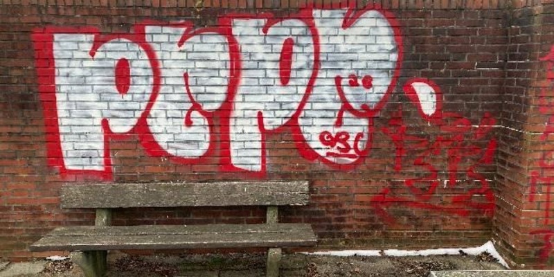 POL-CUX: Sachbeschädigung durch mehrere Graffiti am Spielplatz am See Achtern Diek in Otterndorf - Zeugenaufruf (Foto im Anhang) - Foto: presseportal.de