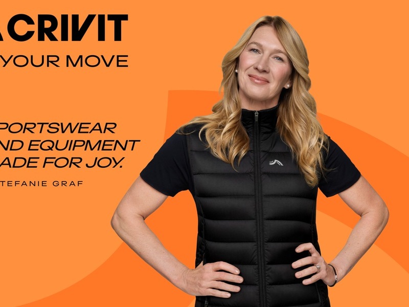 Gemeinsam für Sport und Bewegung: CRIVIT und Stefanie Graf starten internationale Partnerschaft unter dem Motto FIND YOUR MOVE - Foto: presseportal.de