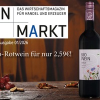 Bester Bio-Rotwein: BIO SONNE Merlot Puglia IGP von NORMA setzt sich an die Spitze von 118 Produkten / Unabhängiger Test von WEIN+MARKT - 1. Platz im Ranking - Foto: presseportal.de