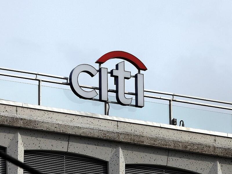 Logo der Citi-Bank (Archiv) - Foto: via dts Nachrichtenagentur