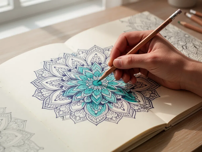 Malbücher für Erwachsene: Die Wissenschaft hinter dem Stresskiller - Foto: über boerse-global.de