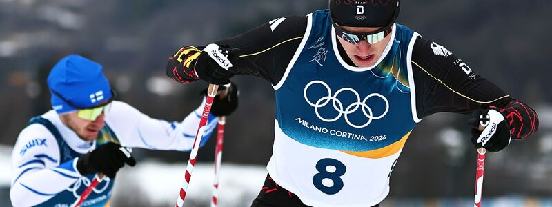 Vinzenz Geiger war bei seinem ersten Olympia-Rennen in Italien nicht in Topform. - Foto: Daniel Karmann/dpa