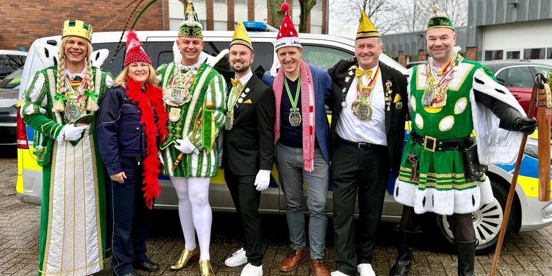 POL-EU: Närrischer Schulterschluss: Zusammen für eine sichere Karnevalszeit - Foto: presseportal.de