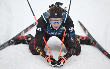 Franziska Preuß konnte am Ende nicht jubeln. - Foto: Hendrik Schmidt/dpa