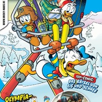 Bobpiloten Friedrich und Lochner duckifiziert im Micky Maus Magazin Nr.05/26 - Foto: presseportal.de