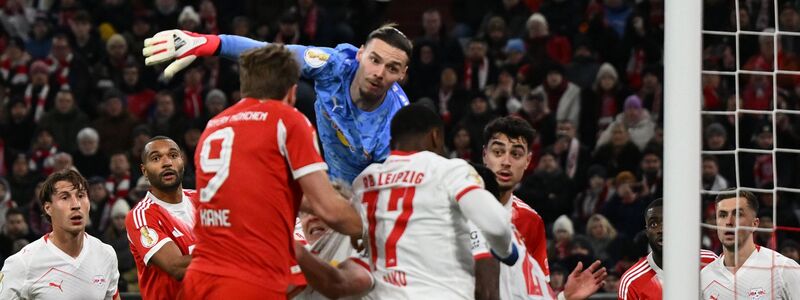 Maarten Vandevoordt war von den Bayern lange nicht zu überwinden. - Foto: Sven Hoppe/dpa