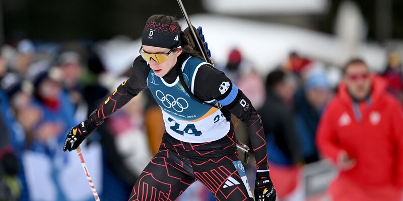 Vanessa Voigt lief knapp 13 Sekunden an Bronze vorbei. - Foto: Hendrik Schmidt/dpa