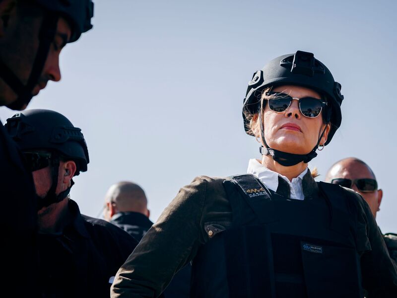 Als erste deutsche Politikerin nach dem Überfall der Hamas vom 7. Oktober im Gazastreifen: Bundestagspräsidentin Klöckner - Foto: Xander Heinl/Deutscher Bundestag/dpa