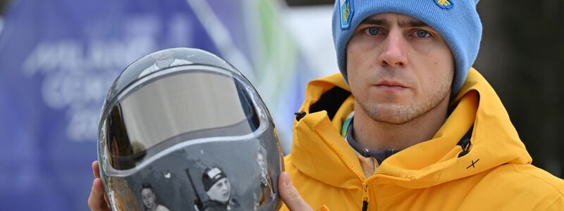 Von den olympischen Wettbewerben ausgeschlossen: Der ukrainische Skeleton-Pilot  Wladislaw Heraskewytsch. - Foto: Robert Michael/dpa