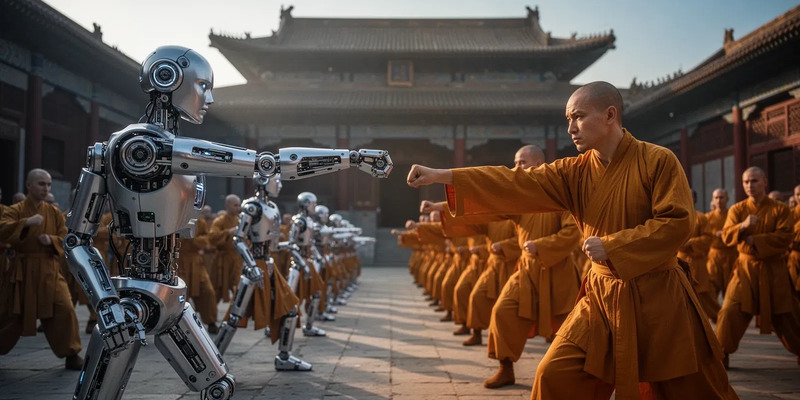 AgiBot-Roboter trainieren Kung Fu im Shaolin-Tempel - Foto: über boerse-global.de