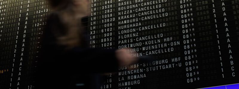 Am Frankfurter Flughafen sind hunderte Flüge annulliert.  - Foto: Hannes P. Albert/dpa