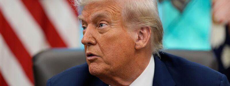 US-Präsident Trump sprach von einem sanfteren Vorgehen.  - Foto: Alex Brandon/AP/dpa