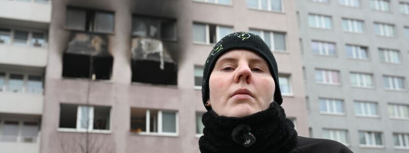 Linda Rockmann half Mietern und kochte Tee für Betroffene.  - Foto: Markus Lenhardt/dpa