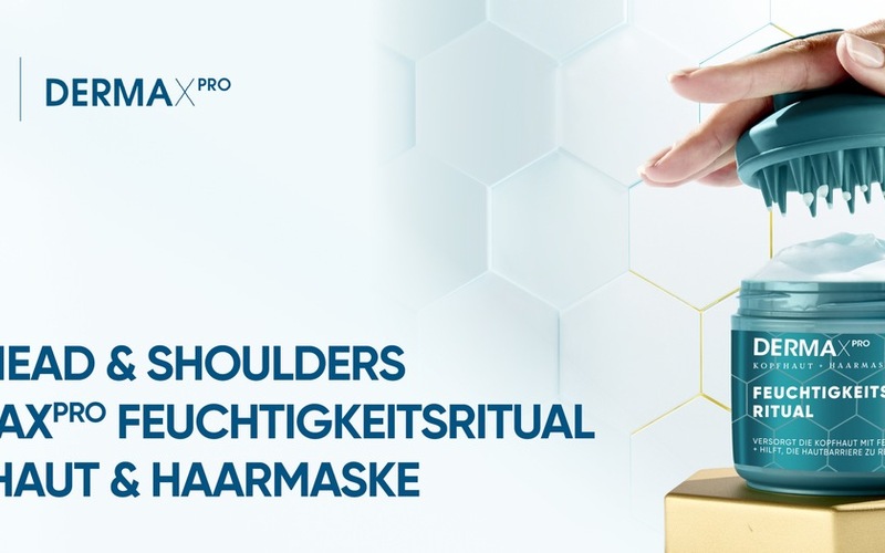 Eine gesunde Kopfhaut ist die Basis für schönes Haar - Jetzt bekommt sie ein eigenes Ritual / Neu: Head & Shoulders DERMAXPRO Feuchtigkeitsritual Kopfhaut und Haarmaske - Foto: presseportal.de