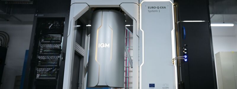 Der Quantencomputer Euro-Q-Exa ist mit Technik von IGM ausgestattet.   - Foto: Malin Wunderlich/dpa