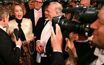 Bei Sharon Stone flossen am roten Teppich ein paar Tränen. - Foto: Helmut Fohringer/APA/dpa