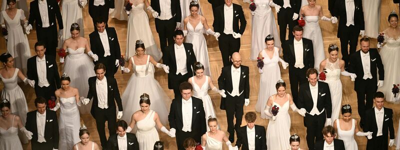 Der 68. Wiener Opernball als glanzvolles Fest  - Foto: Helmut Fohringer/APA/dpa