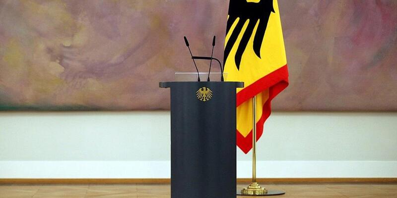 Rednerpult des Bundespräsidenten (Archiv) - Foto: via dts Nachrichtenagentur