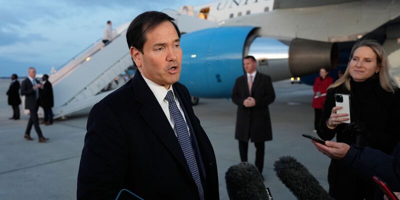 Rubio spricht von einer engen Verbindung zwischen den USA und Europa. - Foto: Alex Brandon/AP Pool/dpa