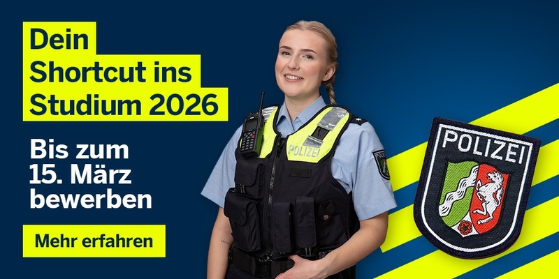 POL-ME: Jetzt statt gleich! - Beruflich bei der Polizei NRW durchstarten - 2602054 - Foto: presseportal.de