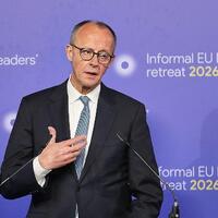 Friedrich Merz am 12.02.2026 - Foto: via dts Nachrichtenagentur