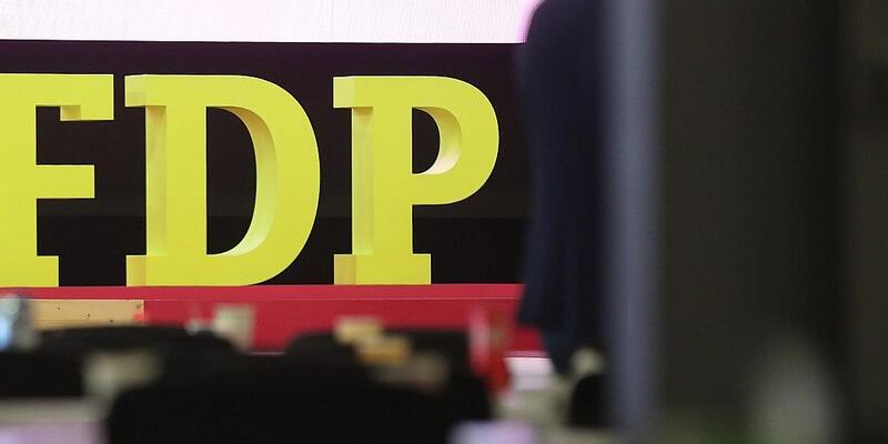 FDP-Logo auf Parteitag (Archiv) - Foto: via dts Nachrichtenagentur