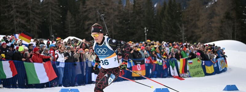 Philipp Horn war der beste Deutsche im Sprint. - Foto: Hendrik Schmidt/dpa