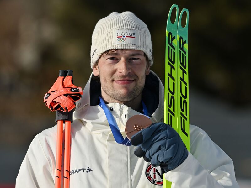 Schreibt wieder sportliche Schlagzeilen: Sturla Holm Laegreid. - Foto: Hendrik Schmidt/dpa