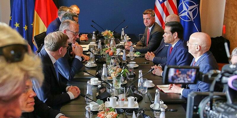 Treffen zwischen deutscher und US-Delegation mit Merz und Rubio am 13.02.2026 - Foto: via dts Nachrichtenagentur