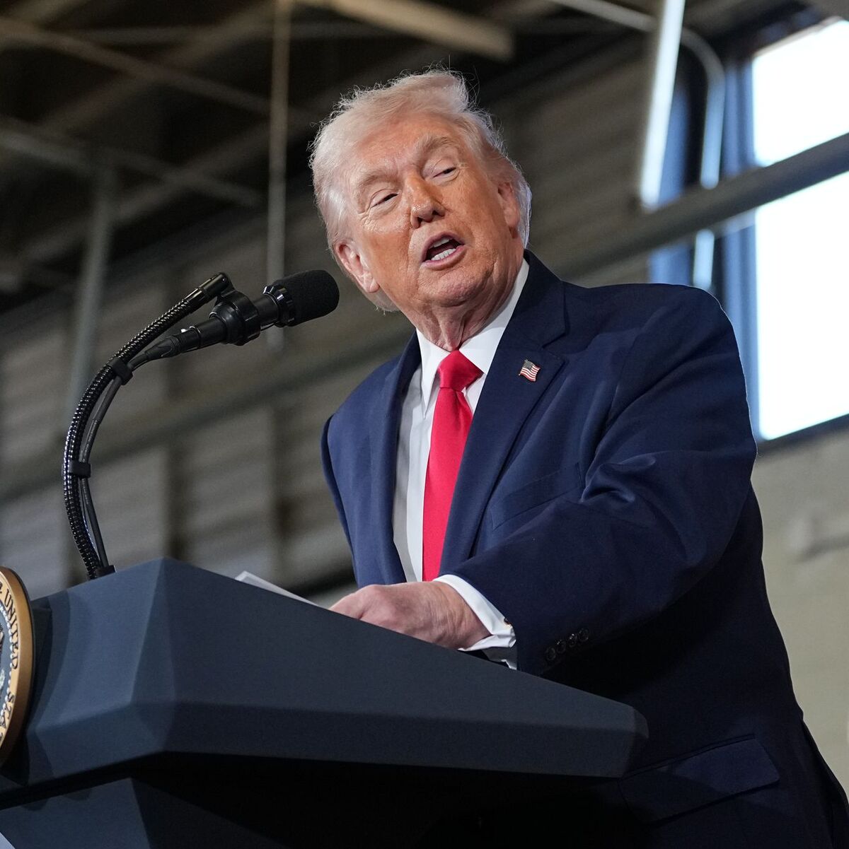 Es läuft nicht rund für Trump. Es gibt kein frisches Geld mehr für das US-Heimatschutzministerium. - Foto: Matt Rourke/AP/dpa