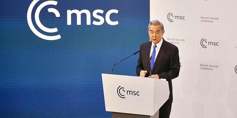 Wang Yi am 14.02.2026 - Foto: via dts Nachrichtenagentur