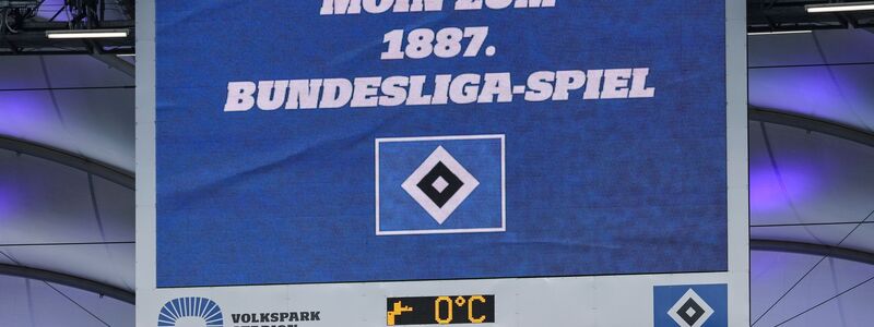 Ungewöhnliches Jubiläum: Der 1887 gegründete HSV bestritt sein 1.887 Bundesliga-Spiel.  - Foto: Christian Charisius/dpa