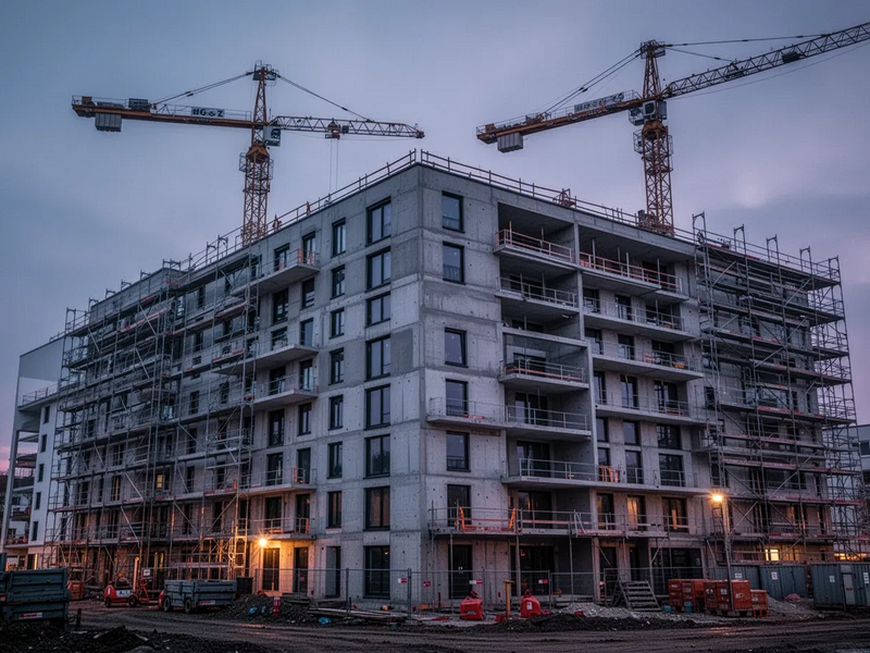 Immobilienweisen: Nur 215.000 neue Wohnungen 2026 - Foto: über boerse-global.de