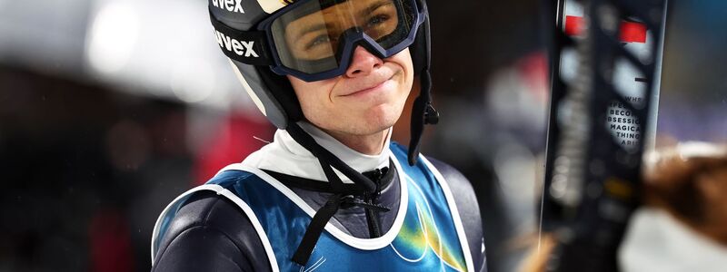 Andreas Wellinger war weit weg von den Medaillen. - Foto: Daniel Karmann/dpa