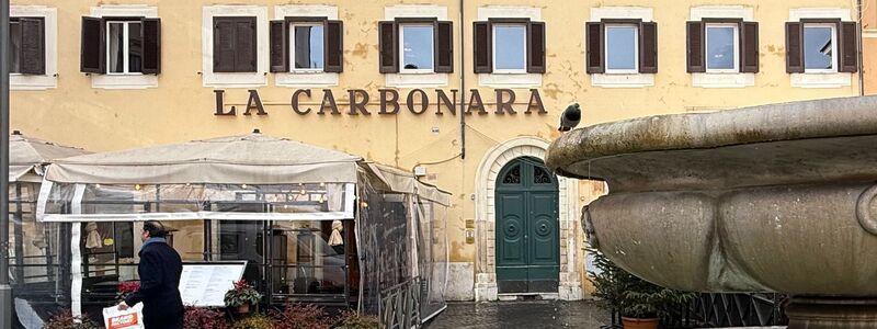 Das Restaurant «La Carbonara» gibt es schon seit 1912. - Foto: Christoph Sator/dpa