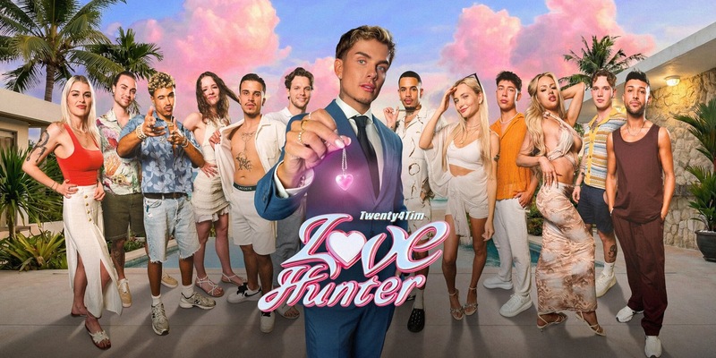 Cary Lou Wakeem Eva Edin Robin Twenty4Tim Dream Anna Delano Anthea Rio Milo Love Hunter - Foto: Joyn/Rando Schvede, presseportal.de