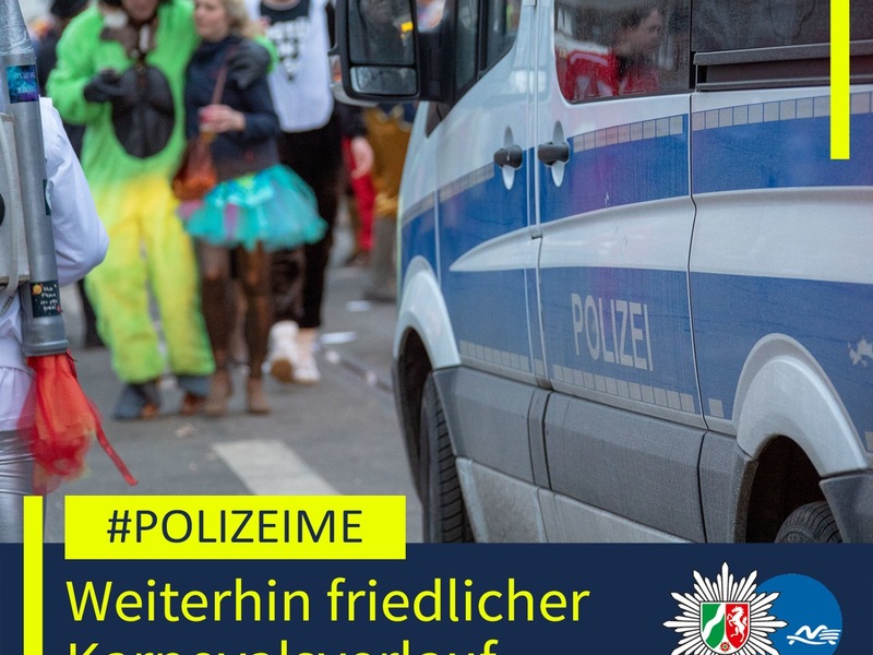 POL-ME: Eine fröhlich-friedliche Karnevalssaison im Kreis Mettmann - die Polizei bedankt sich bei allen Jecken - 2602067 - Foto: presseportal.de