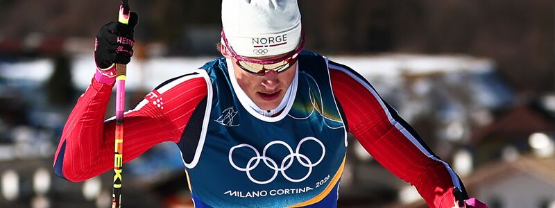 Johannes Hoesflot Klaebo prägt die Winterspiele in Italien. - Foto: Daniel Karmann/dpa